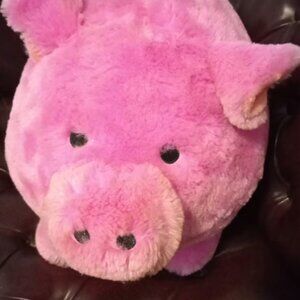 14" FAB NY Jumbo Piggy Bank Hot Pink Pig